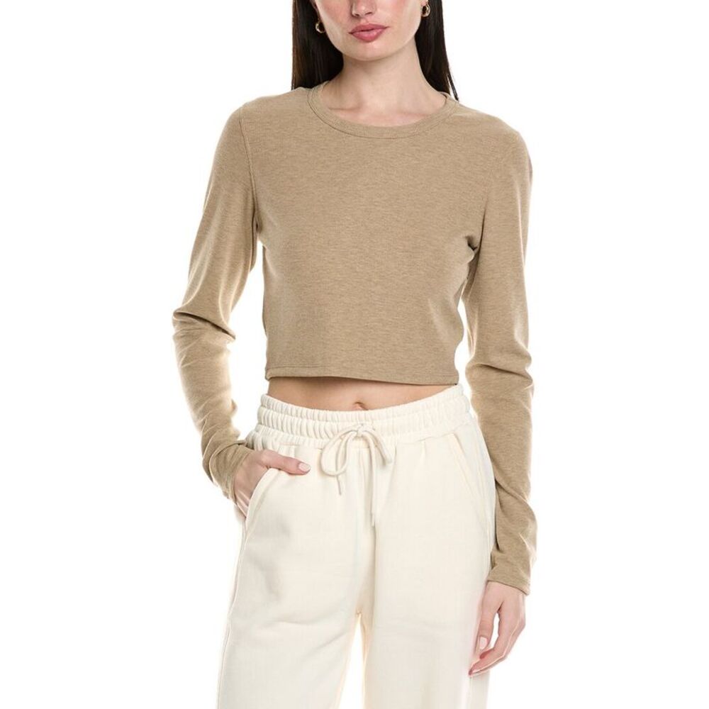 Knit Riot Womens  Base Rib T-Shirt, Brown
